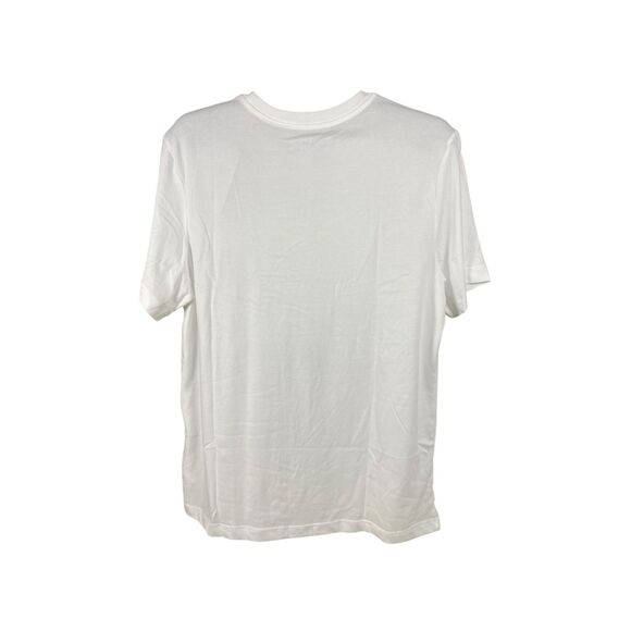 Nike Rafa Nadal Bull Logo Dri-FIT T-Shirt White Neon Green | Women’s Large - Picture 4 of 7